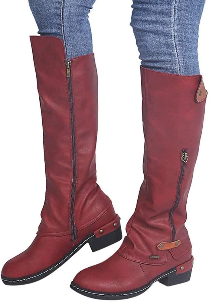 Bag Boho Winter Western Punk Side Zipper Cowgirl Boots