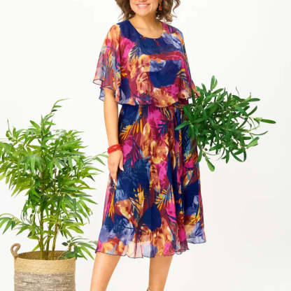 Catarina - Comfortable And Airy Chiffon Dress