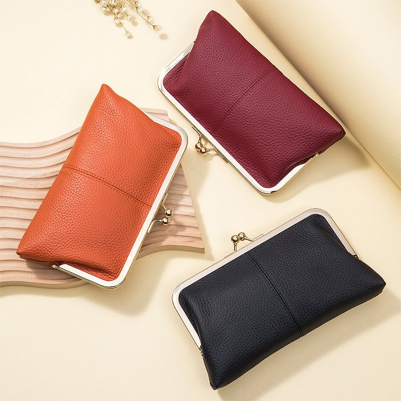 🔥 Genuine Leather Long Wallet