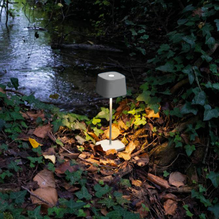 Rechargeable Cordless Table Lamp - 360° Shadowless Lighting Dimmable Waterproof Metal Light