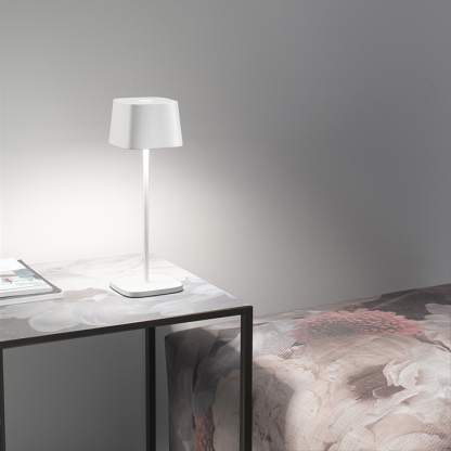 Rechargeable Cordless Table Lamp - 360° Shadowless Lighting Dimmable Waterproof Metal Light