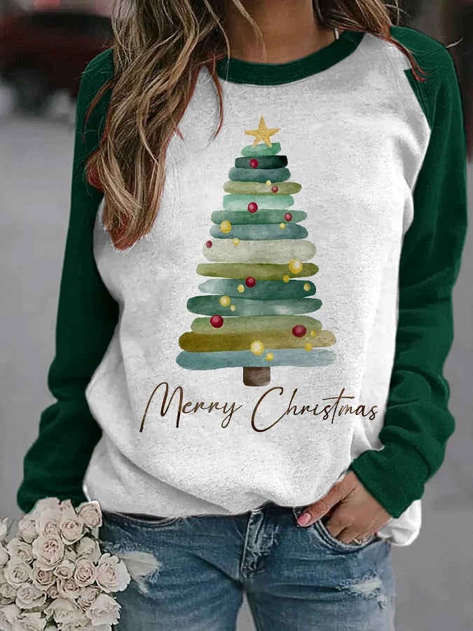 Women's Tree Print Sweatshirt