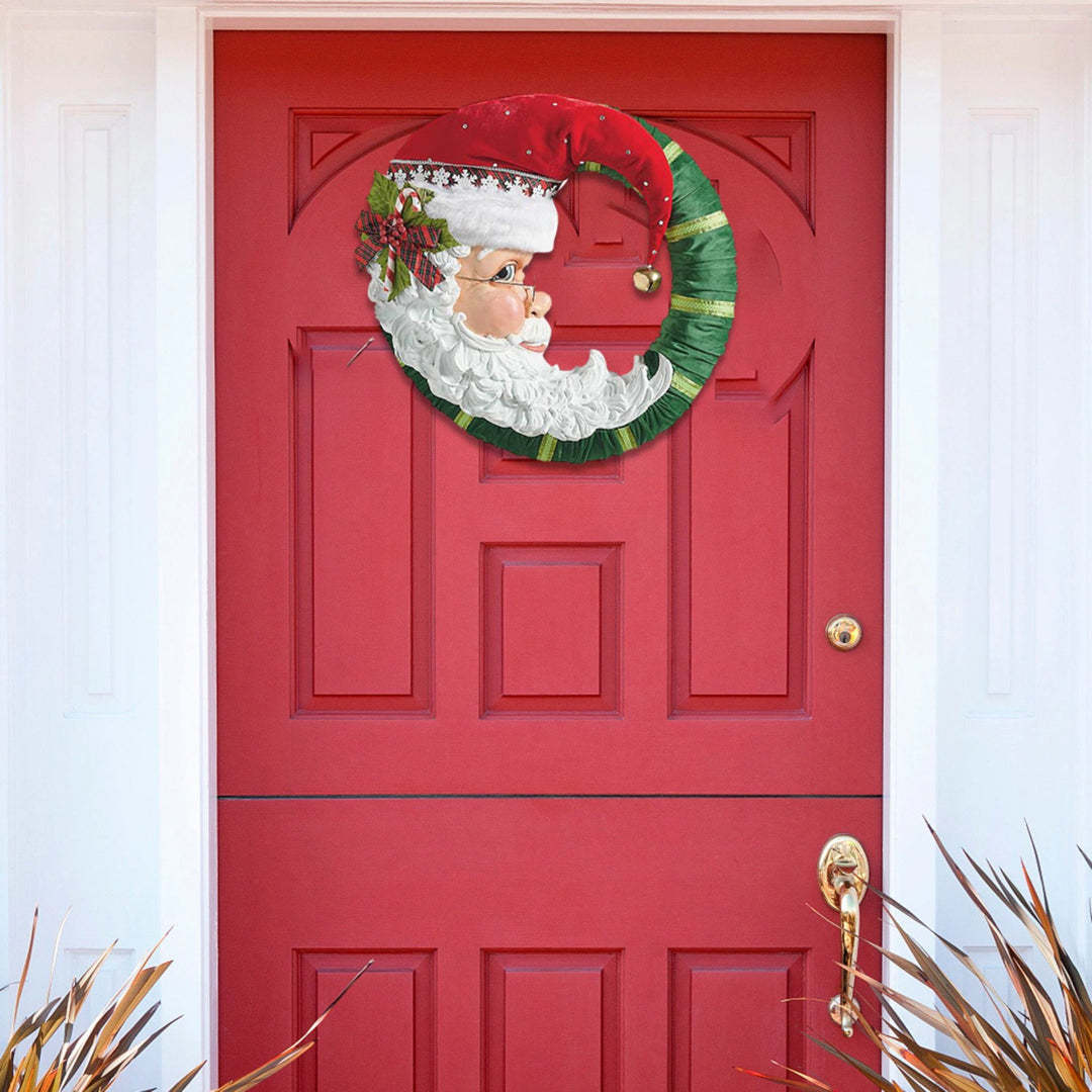 Jolly Santa Wreath Christmas Wreath