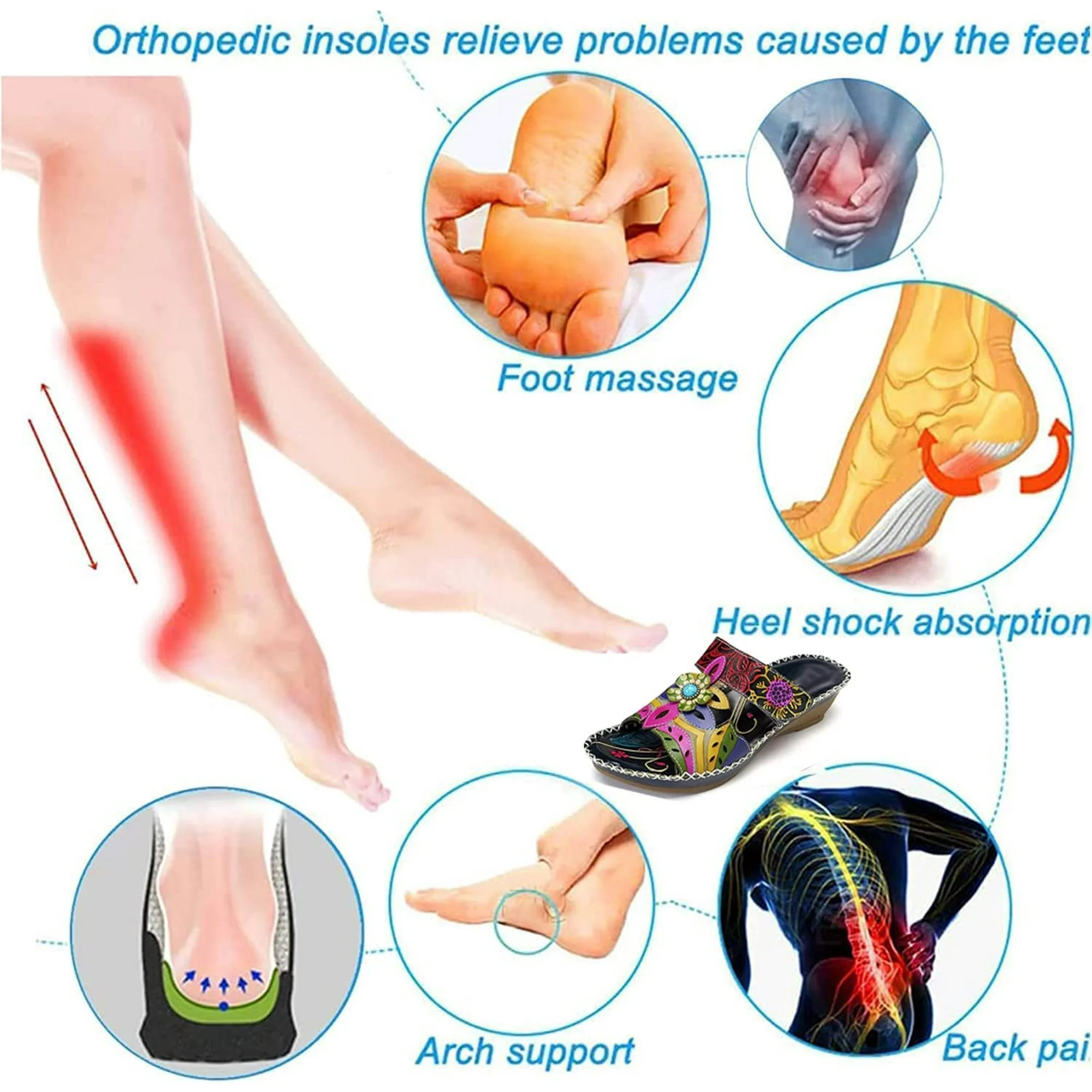 Bohemian Fashion Non-Slip Orthopedic Sandals