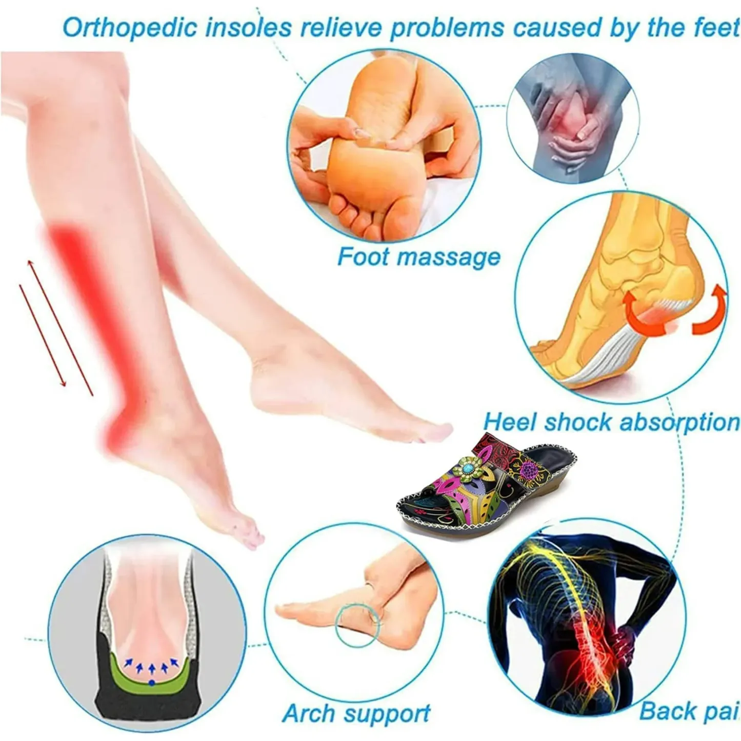 Bohemian Fashion Non-Slip Orthopedic Sandals