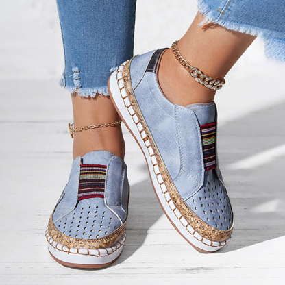 🔥LAST DAY 70% OFF - Women Comfortable Hollow Lightweight Low Top Slip On