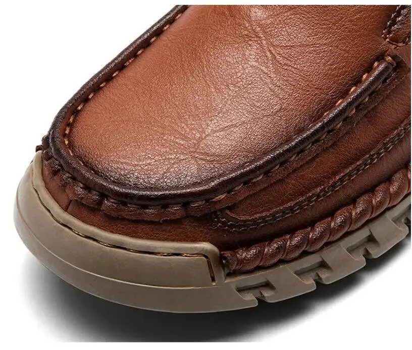 ⏰Promotion 60% OFF - Men's Orthopedic Comfortable Genuine Leather Slip On Walking Shoes