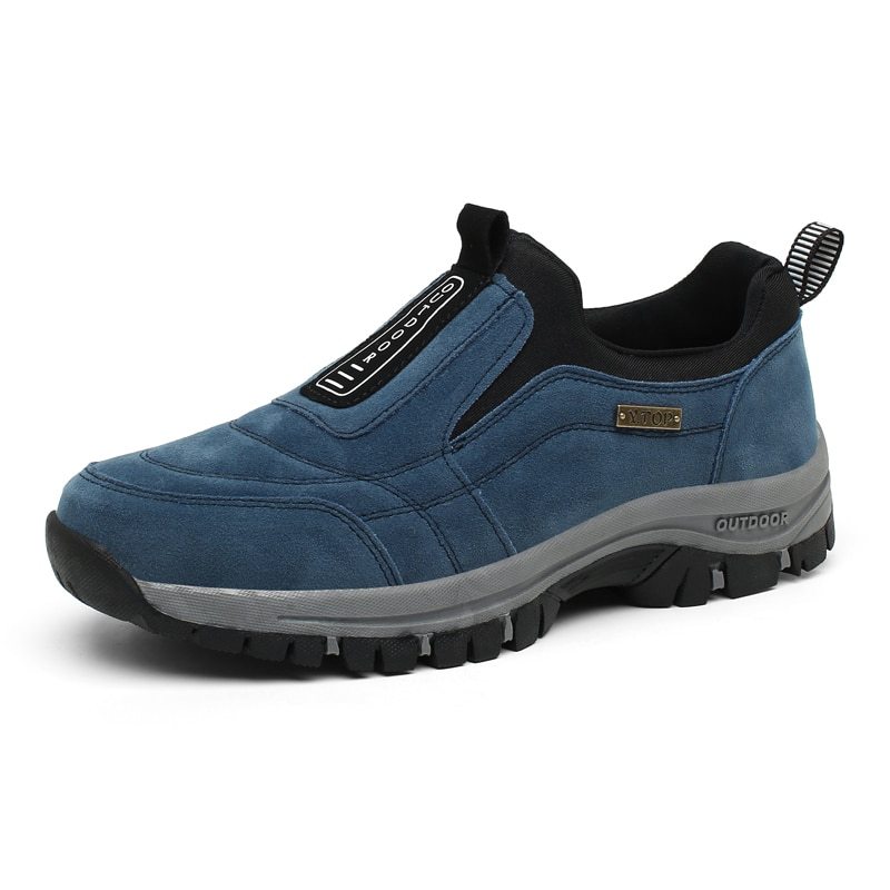 Men's Outdoor Sneakers Casual Breathable Suede Leather Anti-skid Walking Shoe