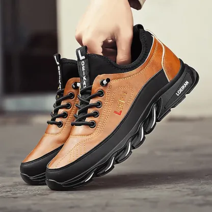 🔥On This Week Sale 70% OFF🔥Men's Casual Sneakers with Lace-Up Design – Comfortable Non-Slip Walking Shoes for Daily Outdoor Activities