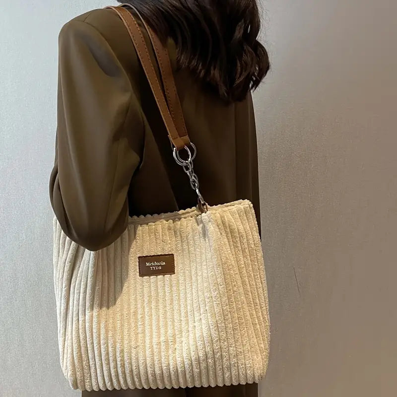 COTTON CORDUROY BAG