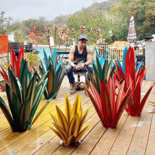 2023 Anti-rust Metal Tequila Agave Plant-Perfect for garden