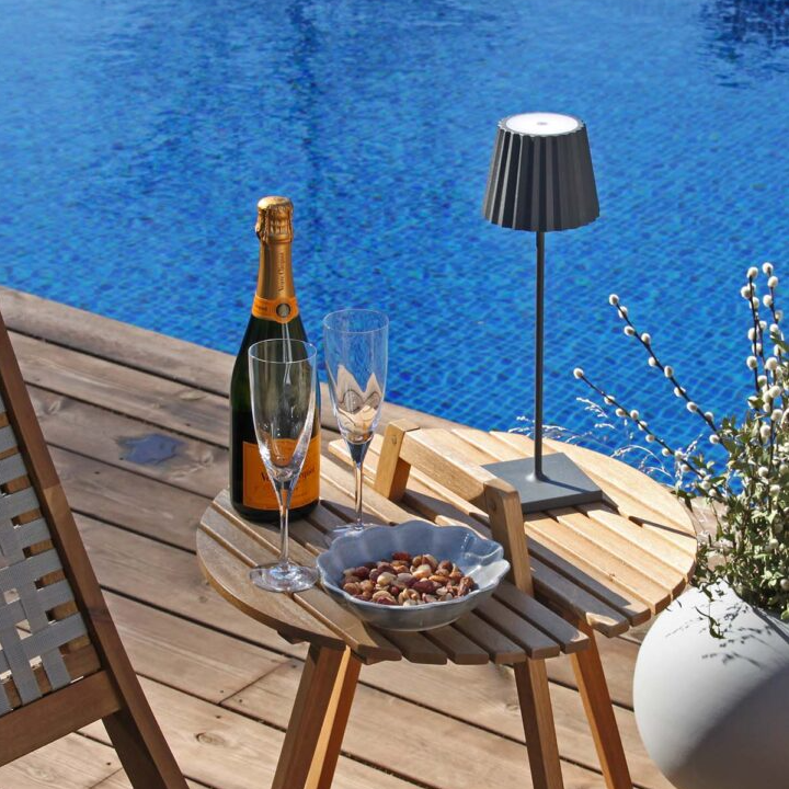 Portable Table Lamp - Dimmable & Waterproof Atmosphere Accent Lighting for Indoor/Outdoor Use