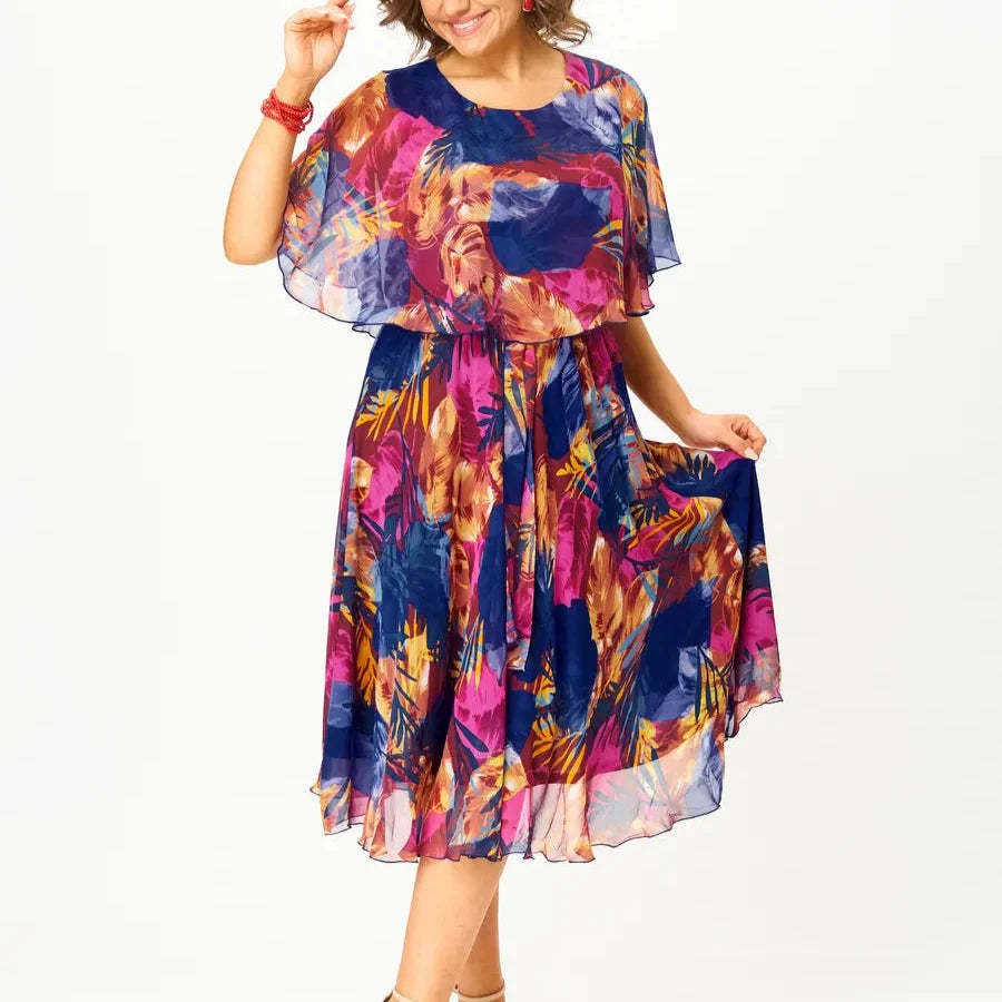Catarina - Comfortable And Airy Chiffon Dress