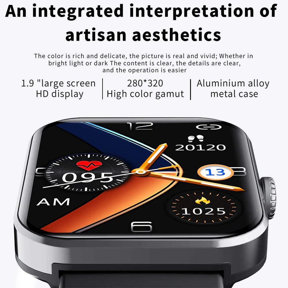 ♻ All day monitoring of heart rate,blood sugar, and blood pressure ⌚ Bluetooth fashion smartwatch