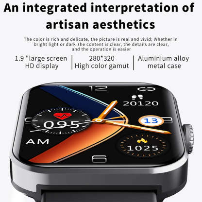 ♻ All day monitoring of heart rate,blood sugar, and blood pressure ⌚ Bluetooth fashion smartwatch