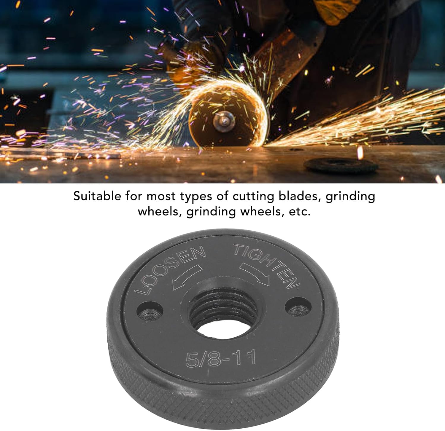 🏆Flash Sale⚡ 50K+ SOLD! Almost Gone💥5/8‐11 Angle Grinder Flange Nut