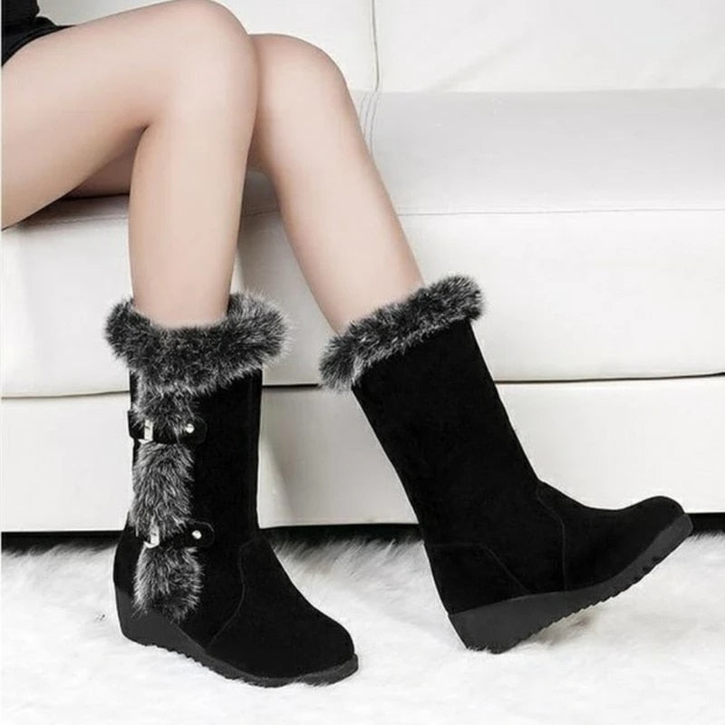Mid-Calf Orthopedic Boots Fur New Trend 2024 Winter Shoes