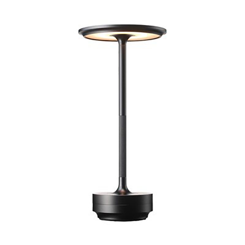 Metallic Cordless Table Lamp - Dimmable & Rechargeable Waterproof Desk