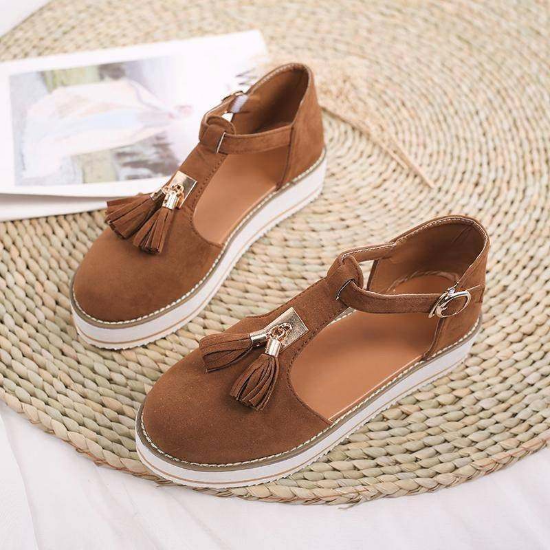 Women's Orthopedic Casual Platform Flat Comfort Shoes