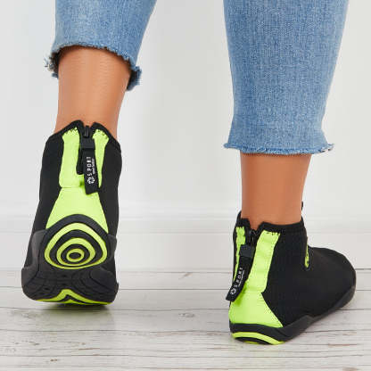 Men High Top Water Shoes Barefoot Anti-Slip Quick Drying Shoes