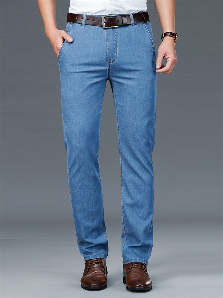 Comfort High Waist Silky Anti-wrinkle Jeans for Men