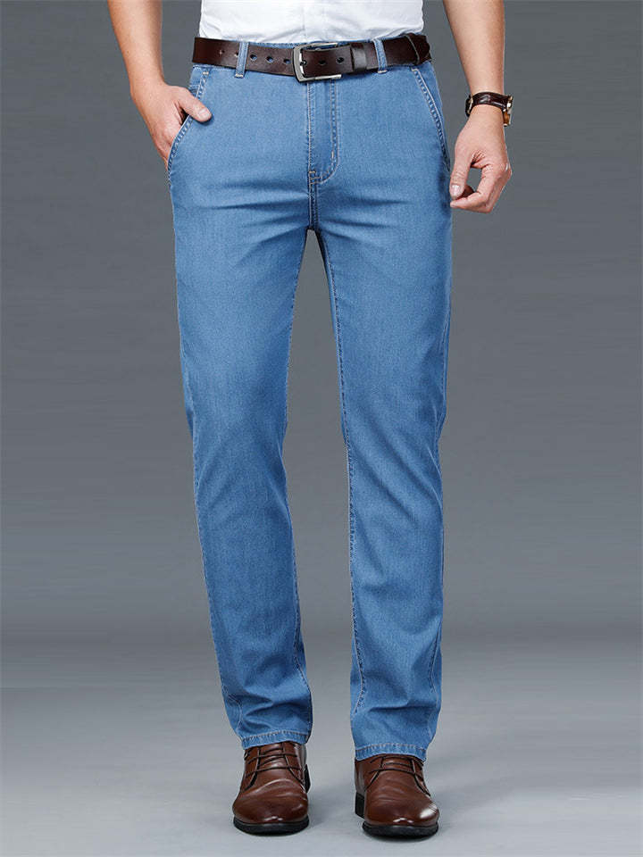 Comfort High Waist Silky Anti-wrinkle Jeans for Men