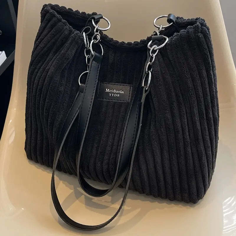 COTTON CORDUROY BAG