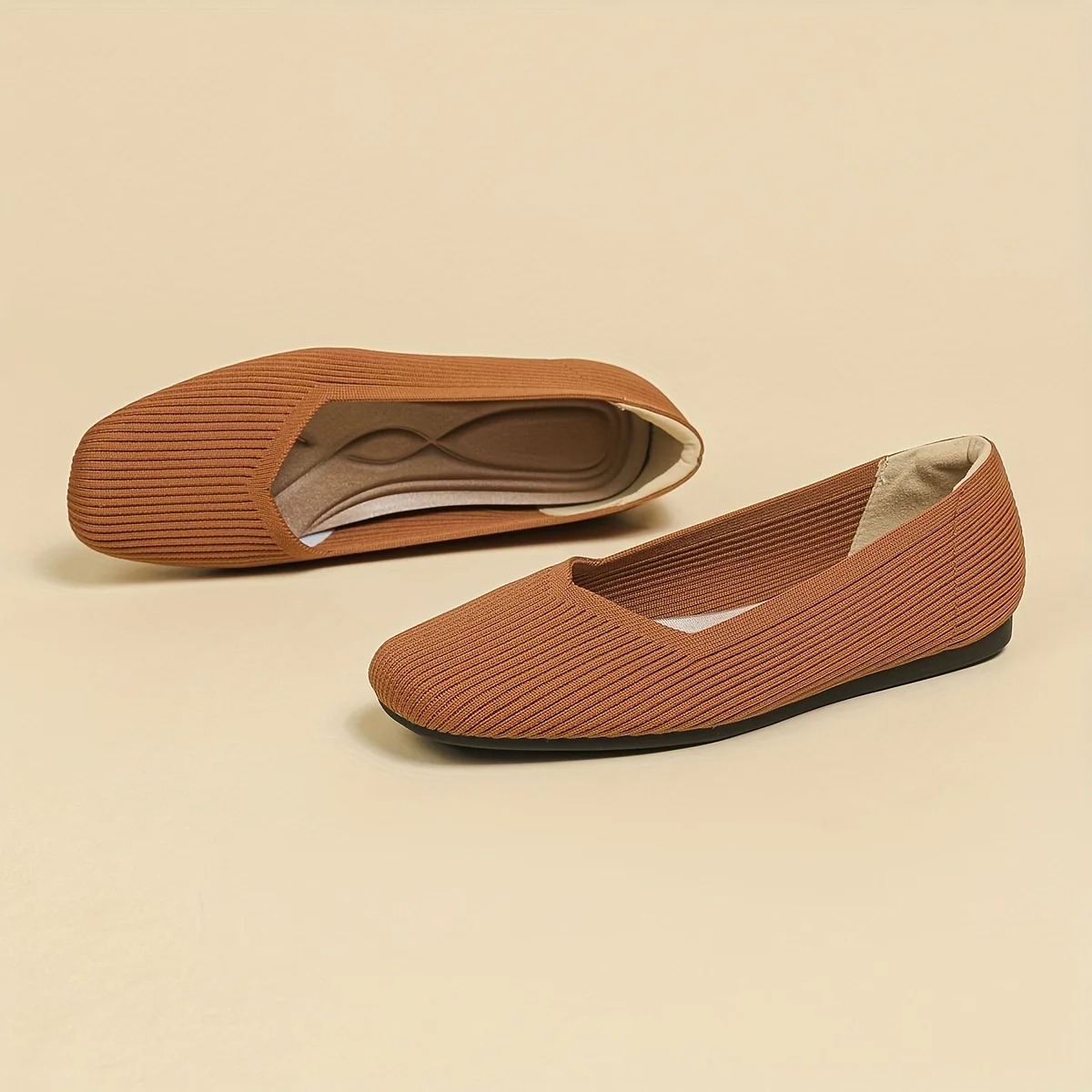 Women Comfortable Breathable Arch Support Non-Slip Flat Shoes