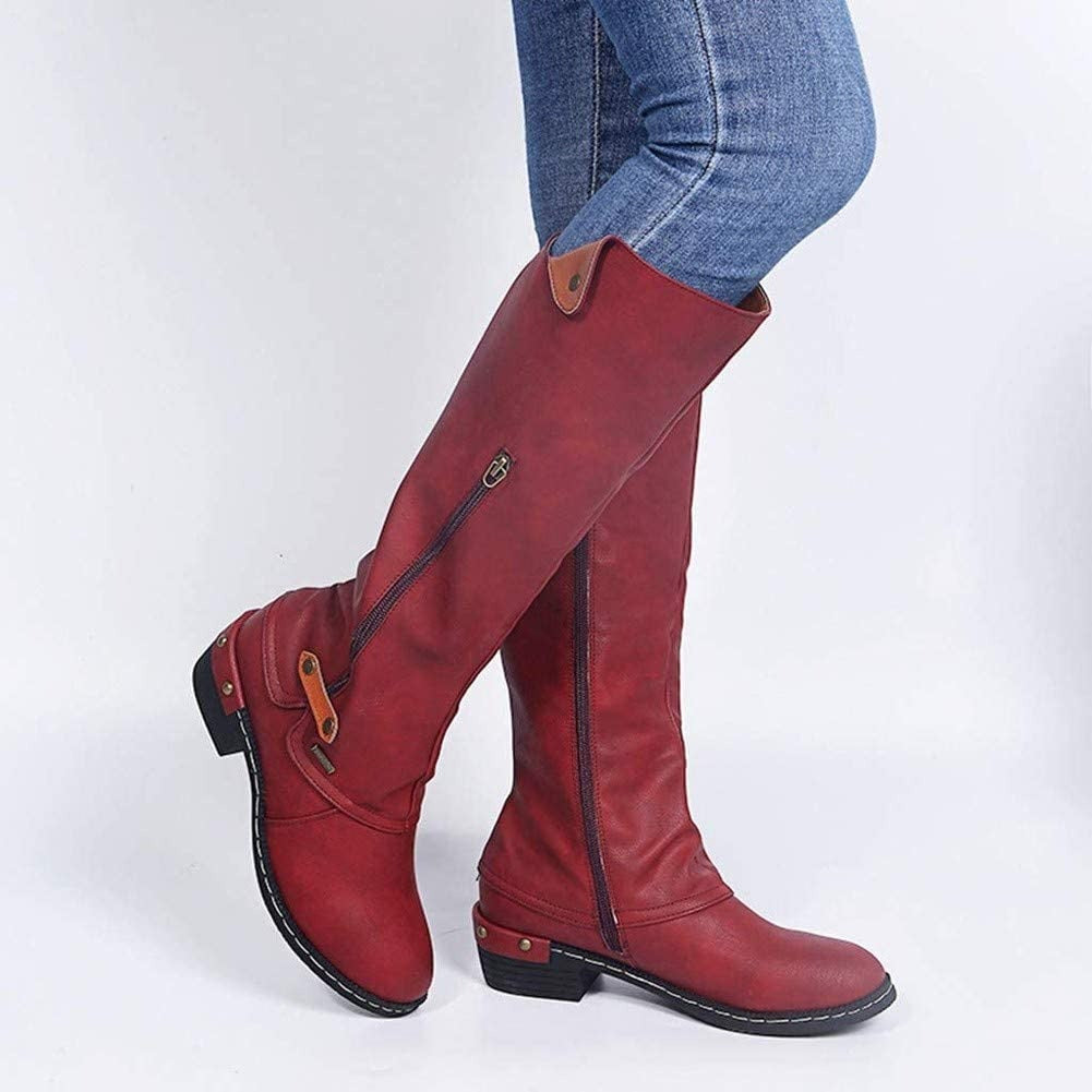 Bag Boho Winter Western Punk Side Zipper Cowgirl Boots
