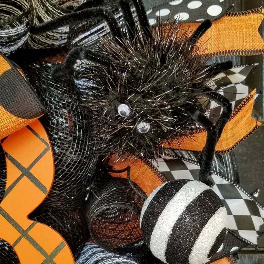 Halloween Wreaths For Front Door Boo Wreath