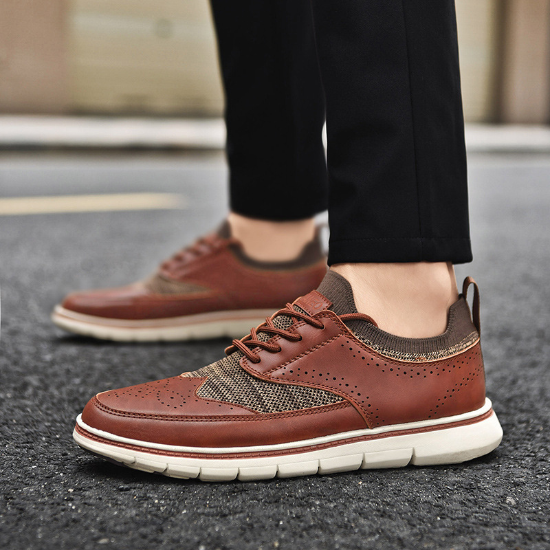 ⏰Promotion - 70% OFF🔥 Handcrafted Men's casual retro leather shoes