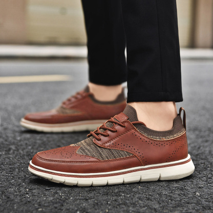 ⏰Promotion - 70% OFF🔥 Handcrafted Men's casual retro leather shoes