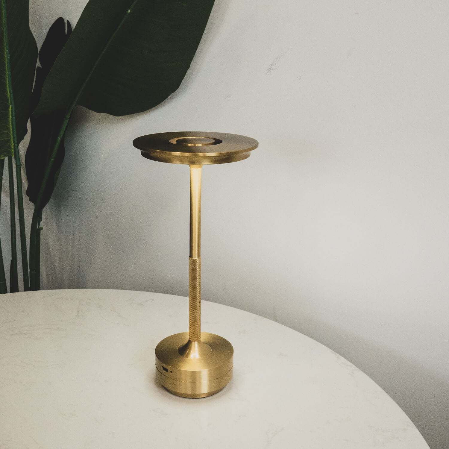 Minimal Metallic Cordless Table Lamp