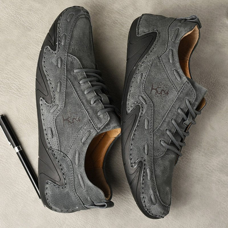 🔥HOT SALE🎁--60% OFF 🎉 Unisex Italian Comfortable Waterproof Suede Handmade  Shoes