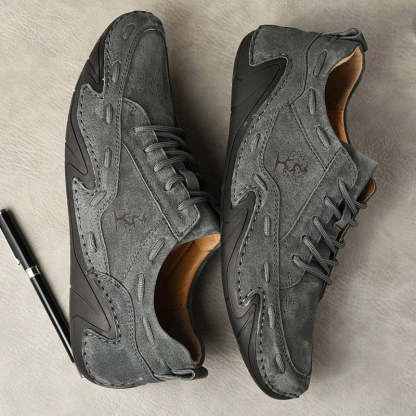 🔥HOT SALE🎁--60% OFF 🎉 Unisex Italian Comfortable Waterproof Suede Handmade  Shoes