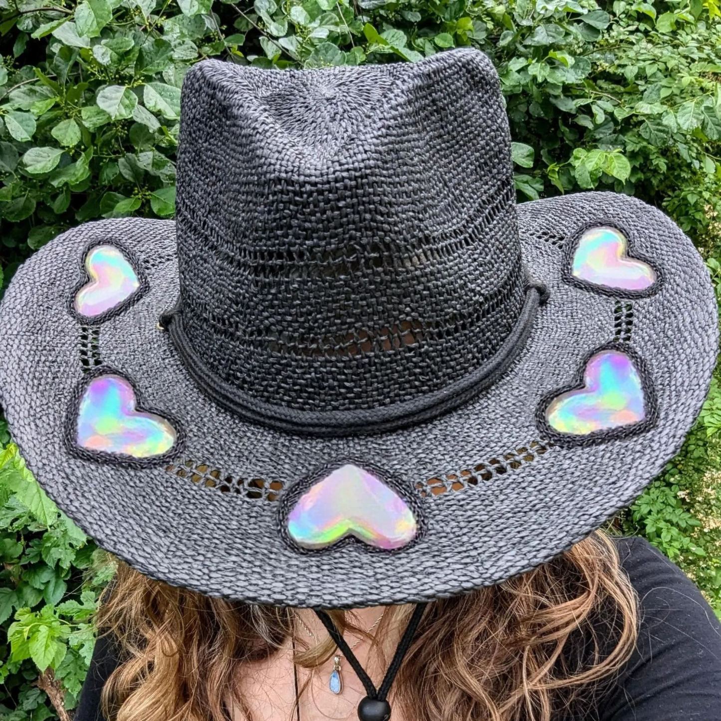 Suncatcher Cowgirl Straw Prism Hat
