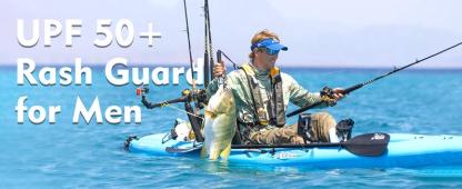 🎁🔥Men's Swim & Outdoor UPF 50+ Sun Shirt  ,Lightweight SPF 50 UV Protection Hoodie