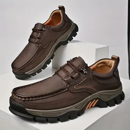 ⏰Promotion 60% OFF - 2025 New Men's Orthopedic Comfortable Breathable Genuine Leather Slip-On Loafers