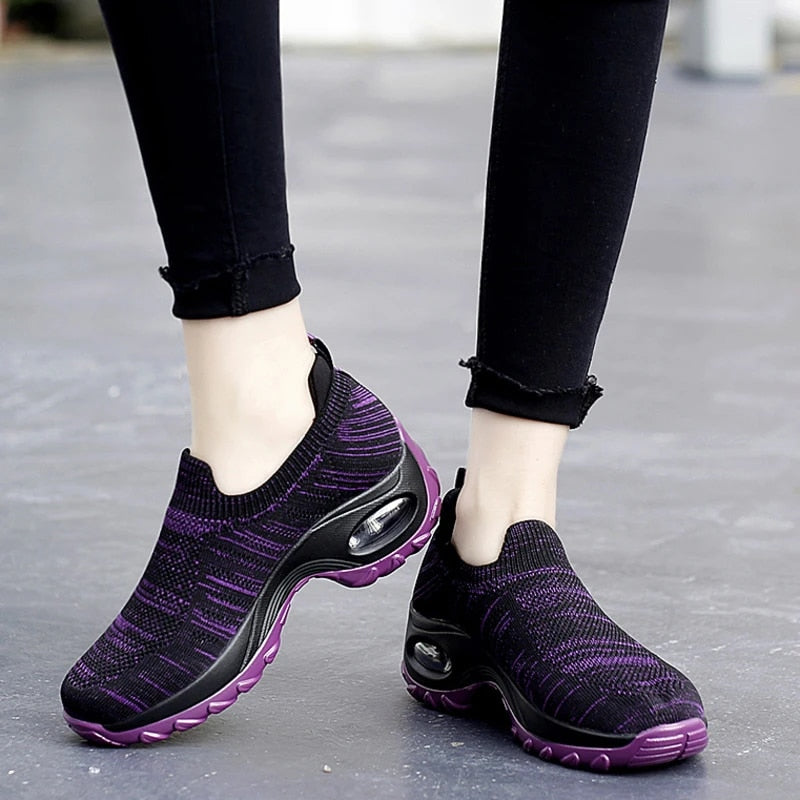 Orthopedic Shoes Women Breathable Arch Support Non-Slip Outsole