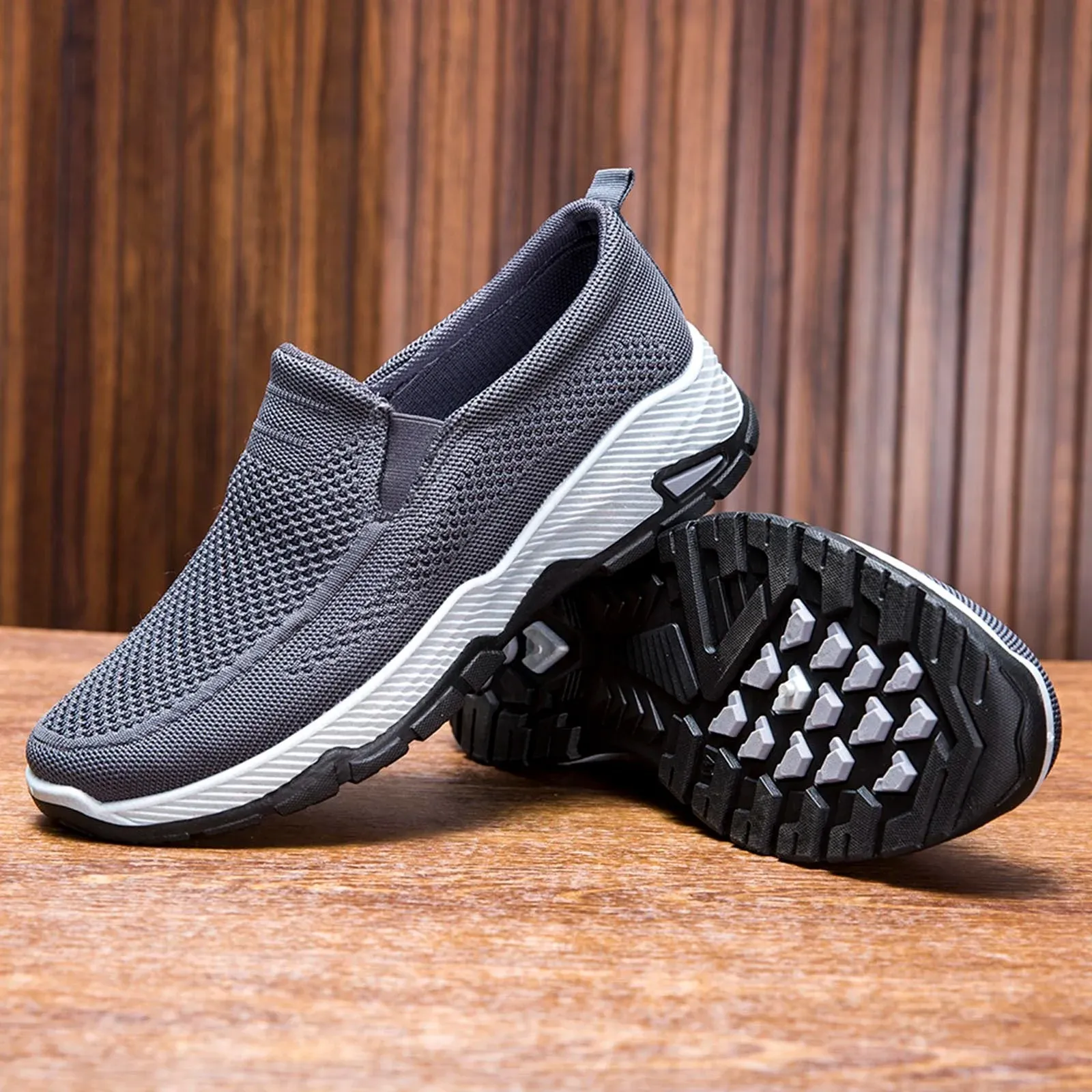 🔥Last Day Promotion 70% OFF🔥2025 Men's mesh lightweight and breathable travel shoes, non-slip shoes