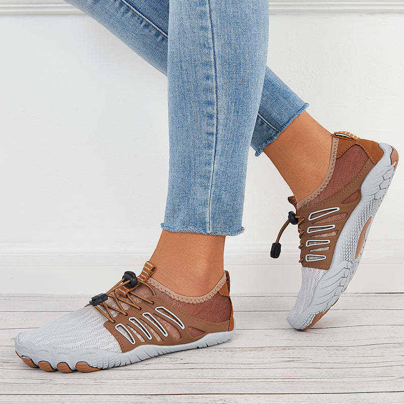 Women Splicing Knit Water Shoes Quick Drying Aqua Sneakers