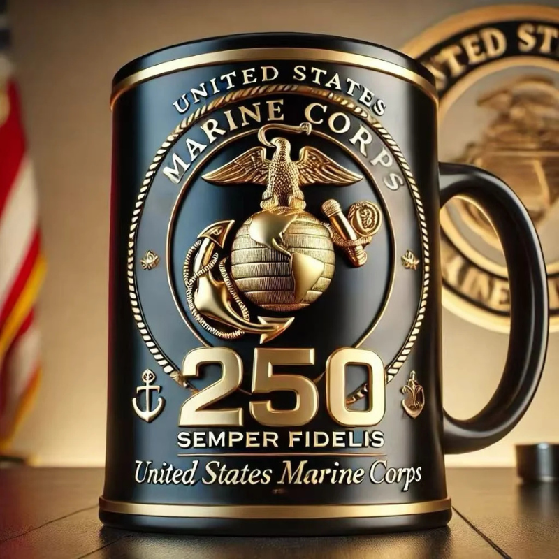 250th Anniversary U.S. Military Commemorative Mug