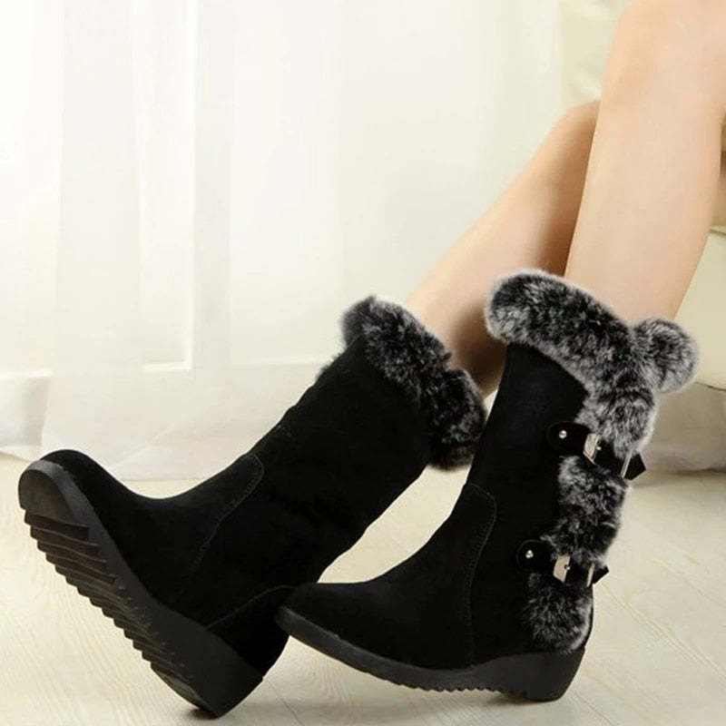 Mid-Calf Orthopedic Boots Fur New Trend 2024 Winter Shoes