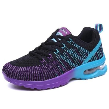 WOMEN SNEAKERS AIR SOLE ATHLETIC RUNNING SHOES LACE-UP BREATHABLE JOGGING SHOES LEISURE OUTDOOR SNEAKERS