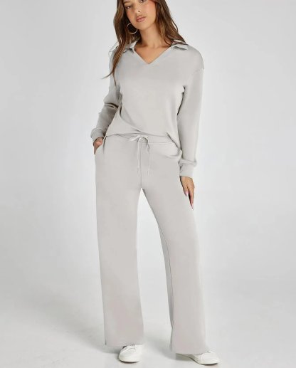 Women's Fall Transition 2-Piece Set - Breathable & Wrinkle Resistant Sweatsuits Sets