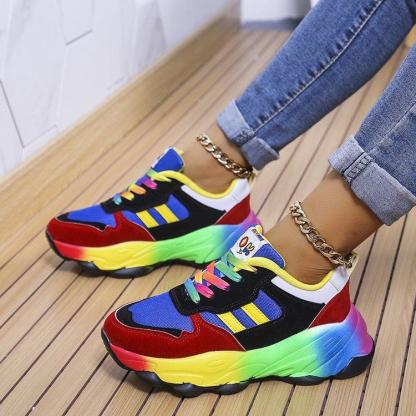 2025 New Orthopedic Shoes | Rainbow Sneakers