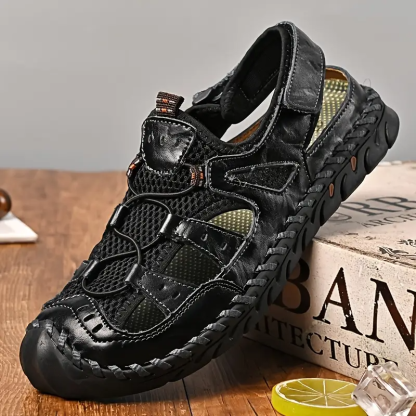 Closed-Toe Outdoor Sandals – Breathable Support for All-Day Walking