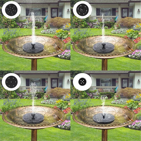 2024 Powerful Floating Led Solar Water Fountain With Colorful LED Lights