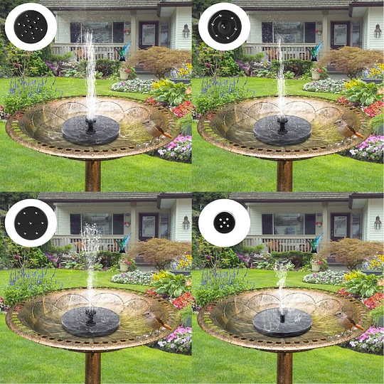 2024 Powerful Floating Led Solar Water Fountain With Colorful LED Lights