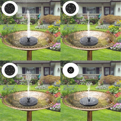 2024 Powerful Floating Led Solar Water Fountain With Colorful LED Lights